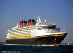 ID 1382 DISNEY WONDER (1999/83308grt/IMO 9126819), outbound from Southampton, England en-route to the US from her Italian builders.